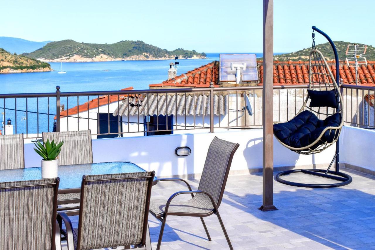 La Maison Plakes Rooftop Apt Skiathos by Eksteriør billede